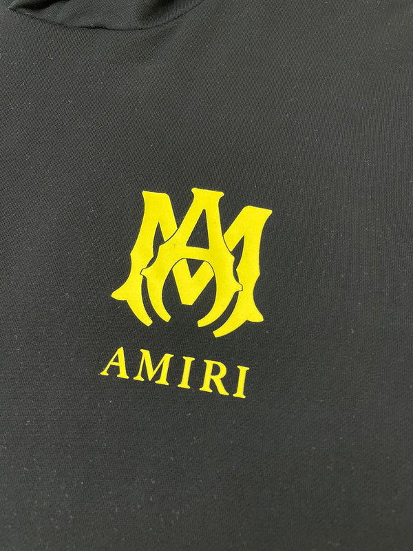 Close-up of Amiri hoodie craftsmanship