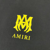 Close-up of Amiri hoodie craftsmanship