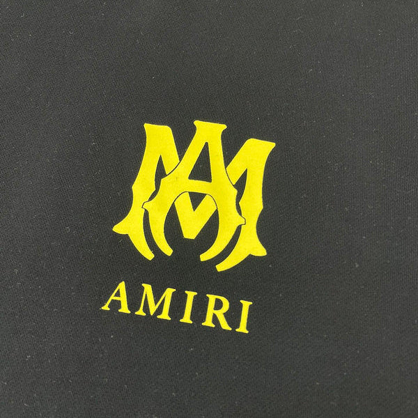 Close-up of Amiri hoodie craftsmanship