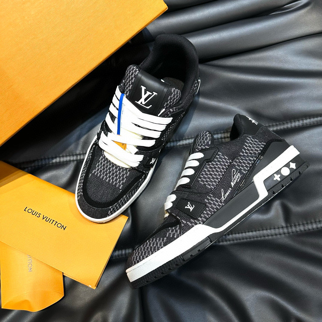Louis Vuitton Shoes- Louis Vuitton Lou Trainers Comfortable Everyday Designer Shoes