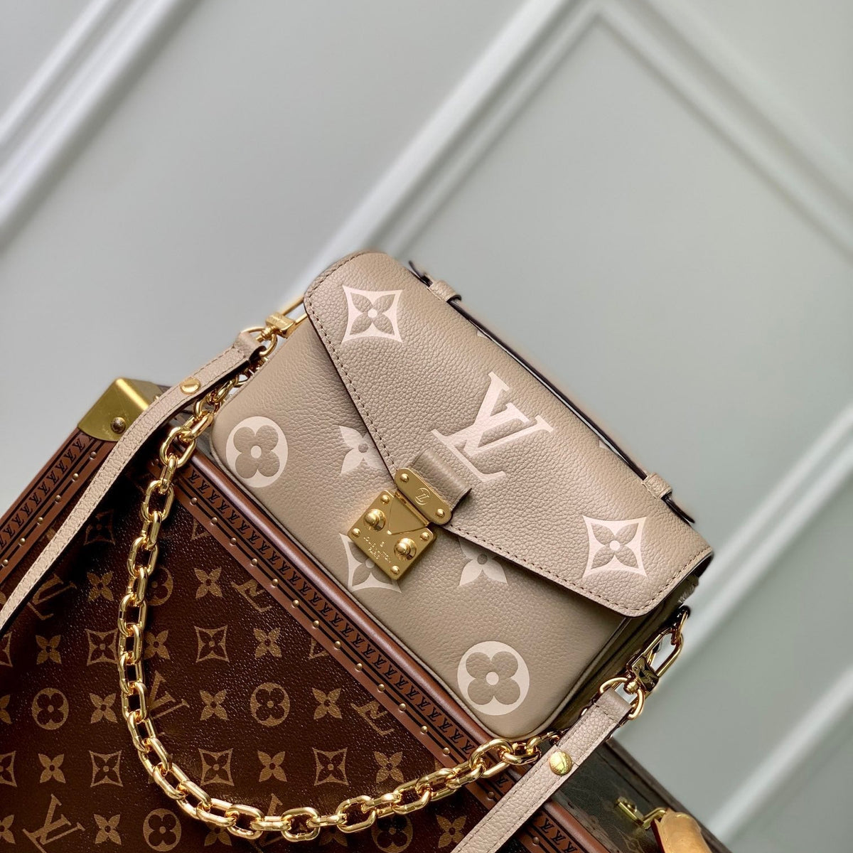 Louis Vuitton Bags- Louis Vuitton Lou Pochette Metis East West Bag Luxury Designer Leather Handbag