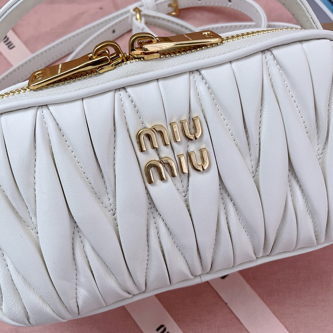 Bags- Miu M Matelasse Shoulder Bag Premium Designer Shoulder Bag