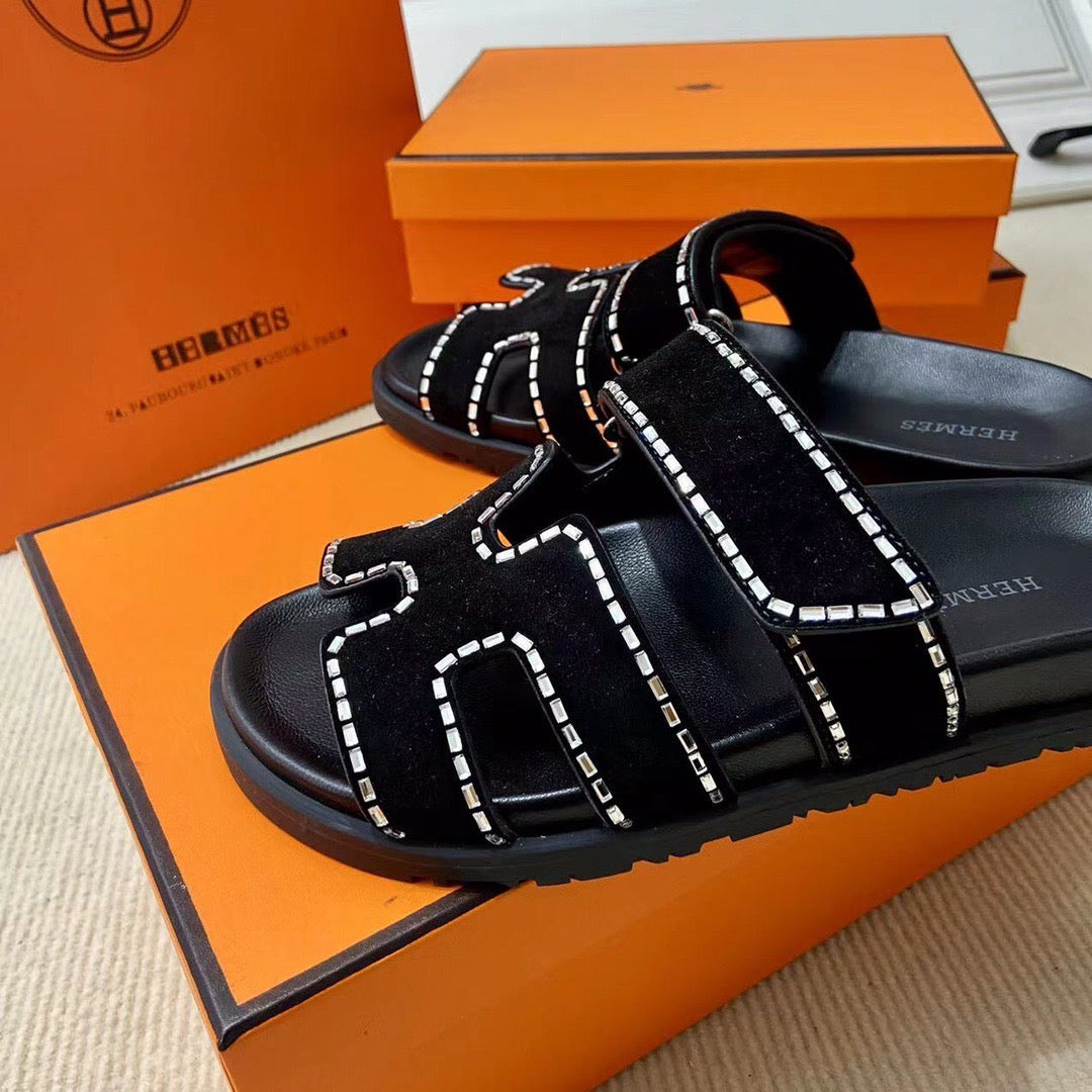 Shoes- Herm Chypre Sandals Premium Designer Casual Shoes