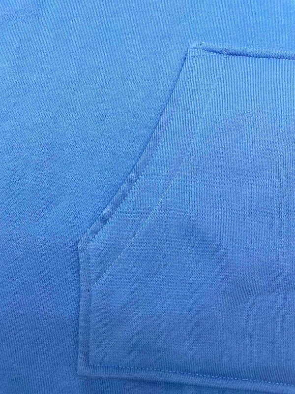 Close-up of Amiri hoodie craftsmanship