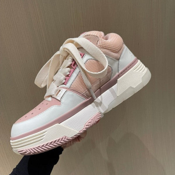 Close-up of Amiri sneakers craftsmanship