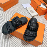 Hermes sandals Style 214 - angled studio shot
