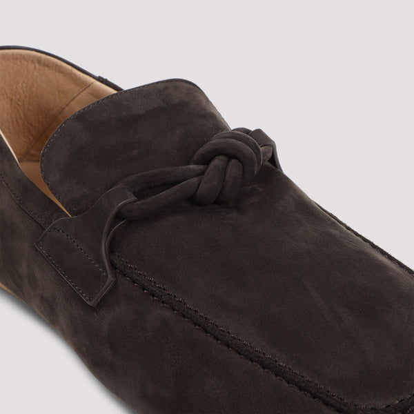Bottega Veneta Shoes - Bottega Veneta Driver With Knot Loafers Men Premium Designer Casual Shoes