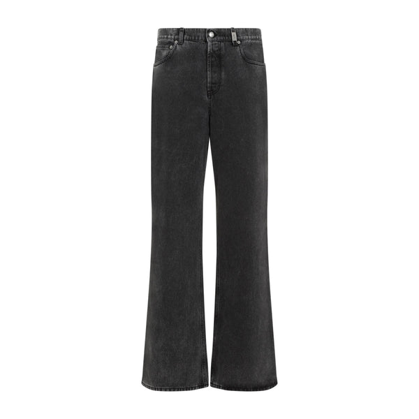 Alexander McQueen Jeans? Alexander Mcqueen Low Rise Baggy Jeans Men Premium Designer Denim Jeans