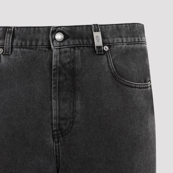 Alexander McQueen Jeans? Alexander Mcqueen Low Rise Baggy Jeans Men Premium Designer Denim Jeans