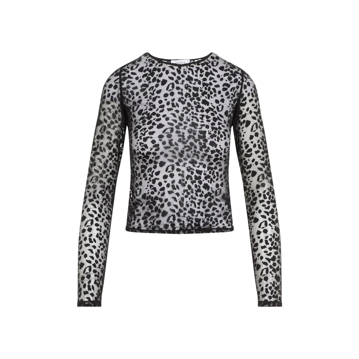 Alexander McQueen Tops? Alexander Mcqueen Leopard Devoré Top Women Premium Designer Casual Top