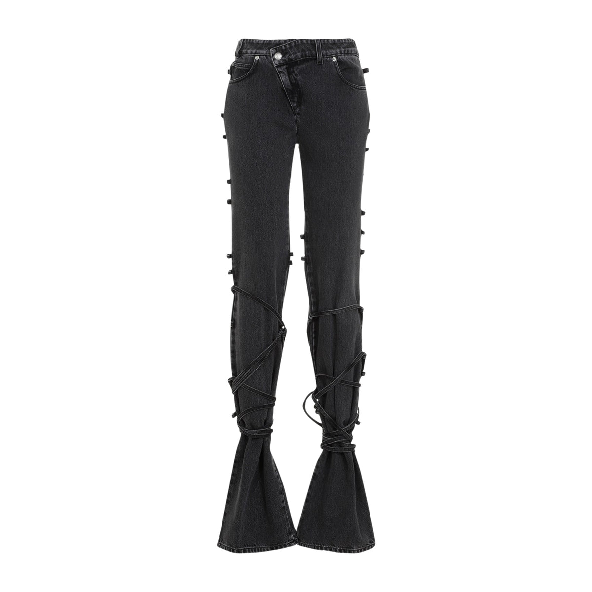 Alexander McQueen Jeans? Alexander Mcqueen Tied Jeans Women Classic Everyday Designer Jeans