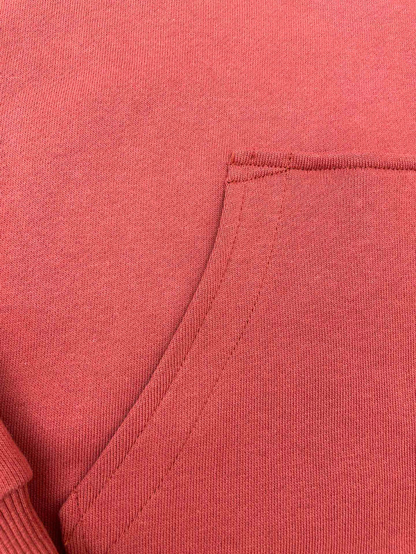 Close-up of Amiri hoodie craftsmanship