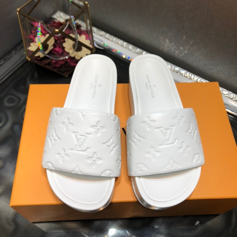 Louis Vuitton Chocolate Brown Slingback Heels - Lifestyle Styling Shot