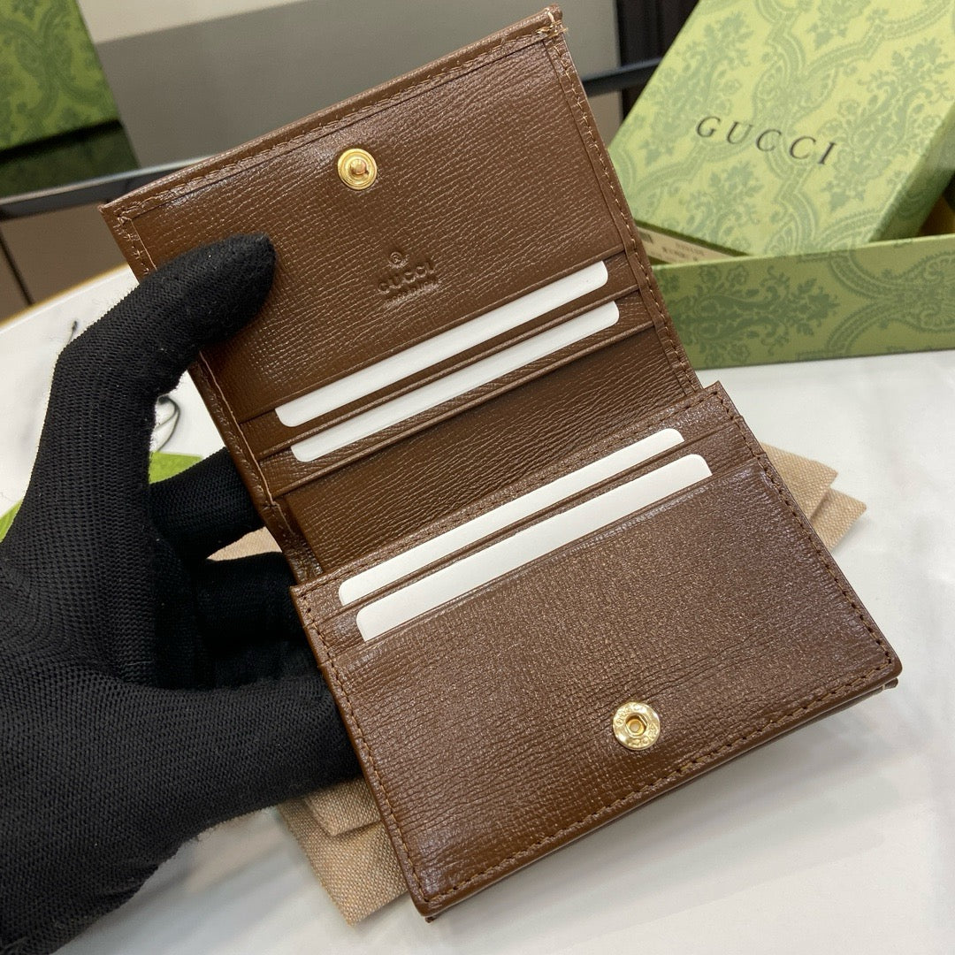 Gucci Wallets- Gucci Horsebit 1955 Card Wallet Nd Compact Luxury Card Wallet