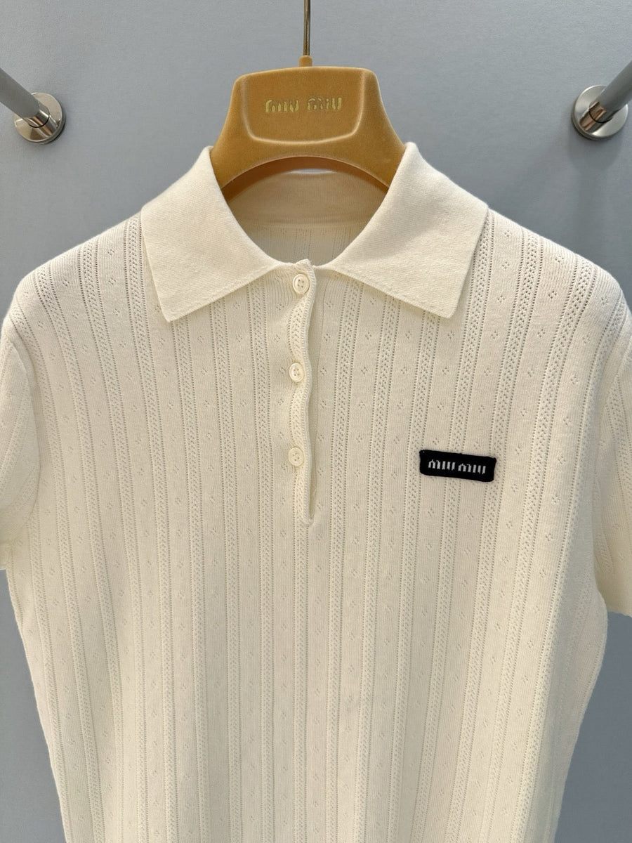 Polo Shirts- Miu M Polo Shirt Premium Everyday Polo Shirt