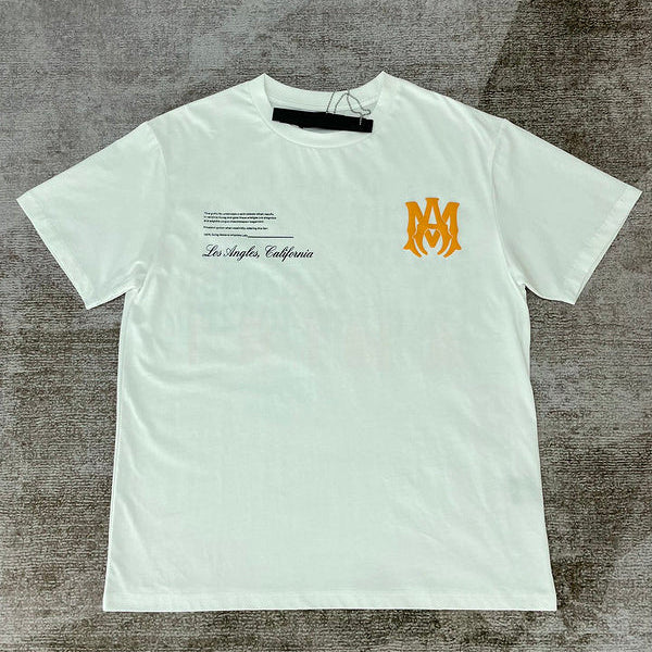 Amiri t-shirt front view designer style