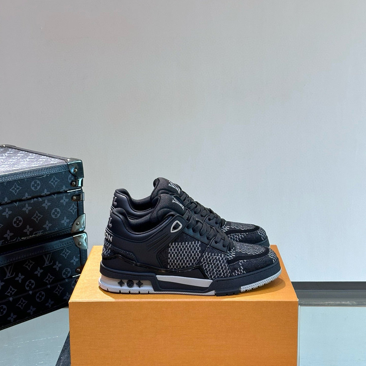 Louis Vuitton Shoes- Louis Vuitton Lou Trainers Premium Designer Casual Shoes