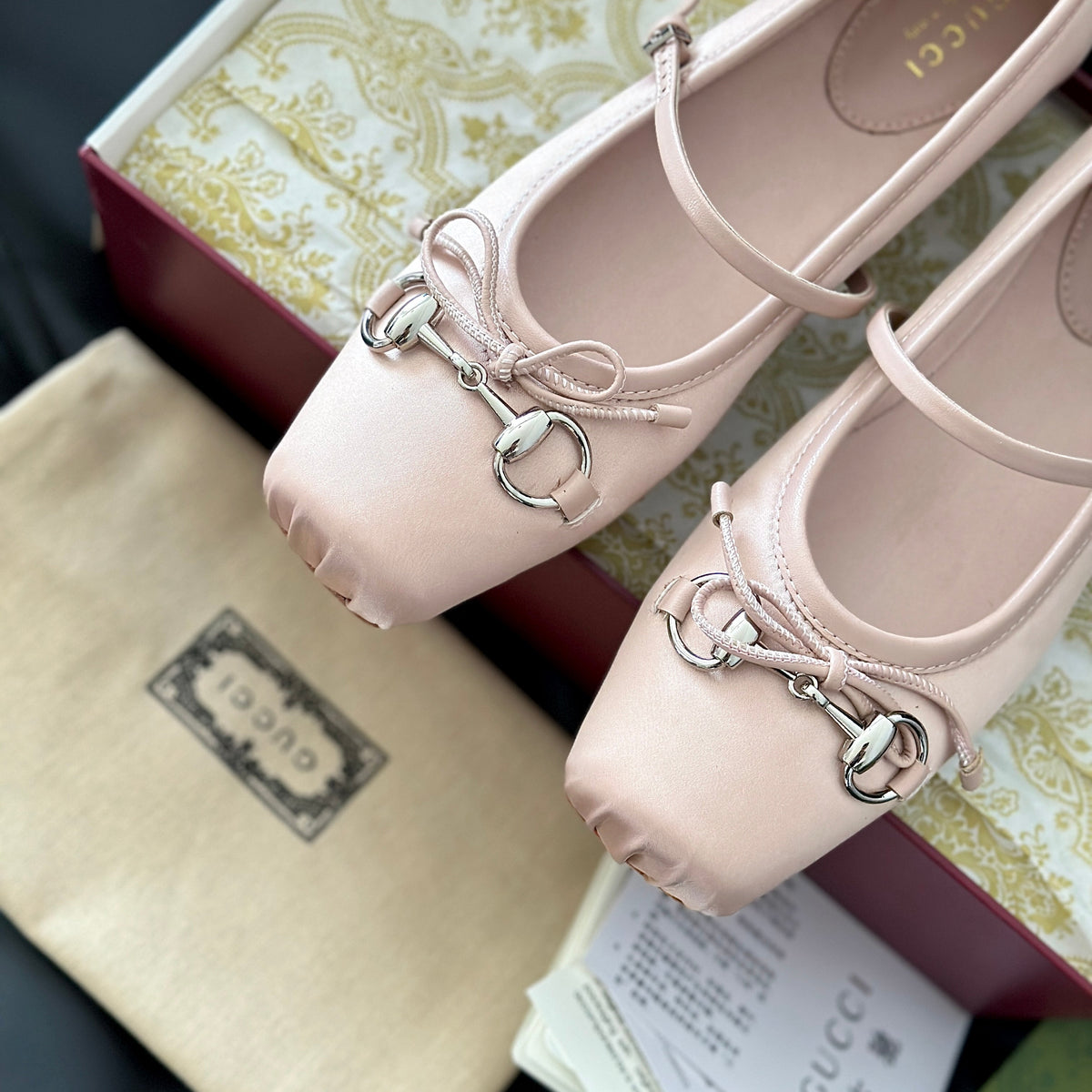 Gucci Shoes- Gucci Ballet Flats Luxury Lifestyle Designer Footwear