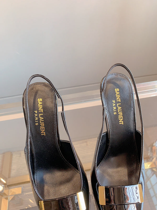 Saint Laurent shoes front view designer style