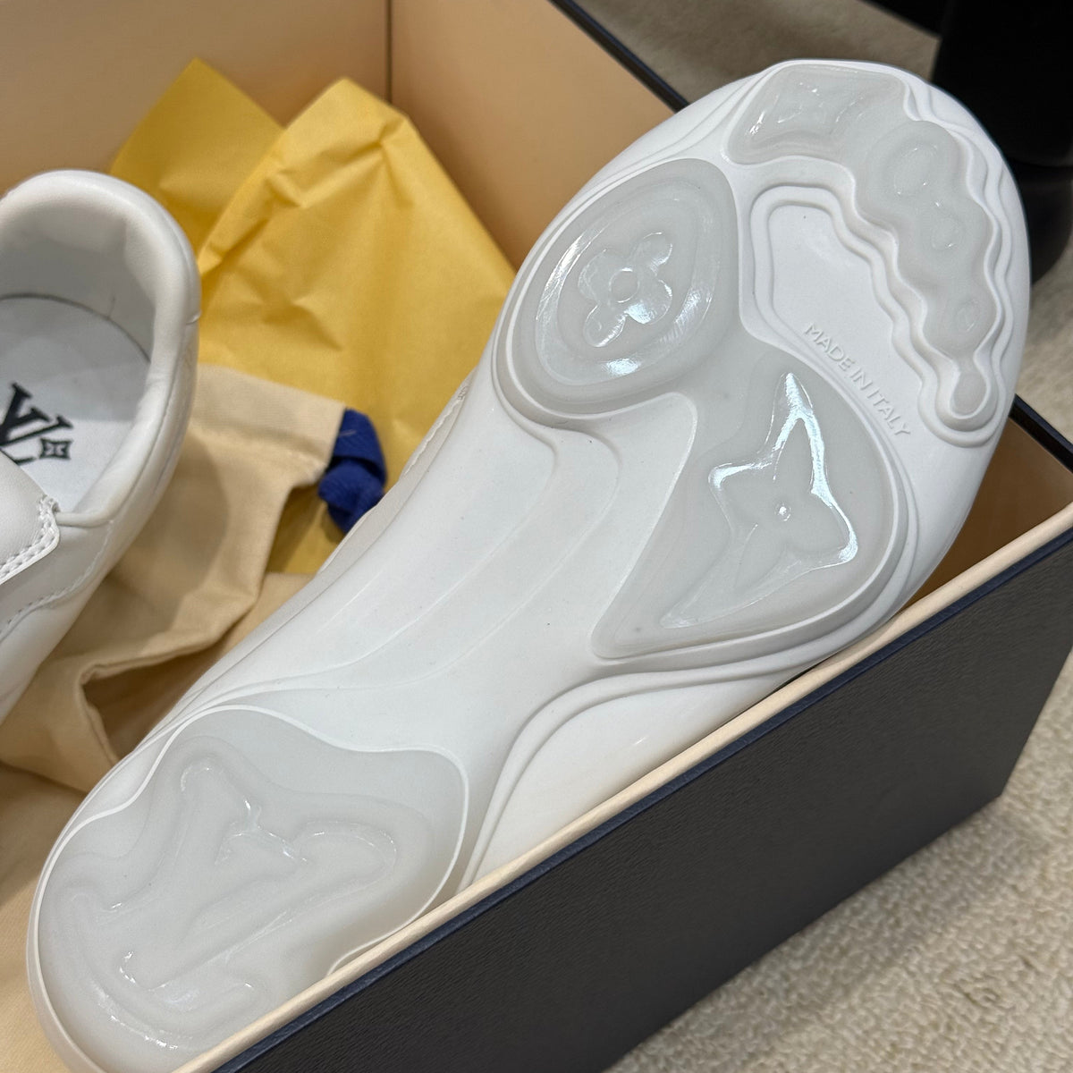 Louis Vuitton Shoes- Louis Vuitton Lou Footprint Sneaker Luxury Lifestyle Designer Footwear