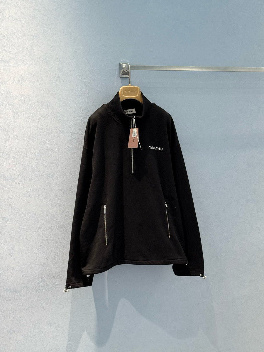 Hoodies- Miu M Sweatshirt Comfortable Luxury Streetwear Hoodie