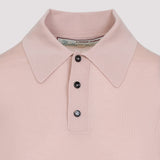 Close-up of Bottega Veneta tee shirts hardware and fine stitching