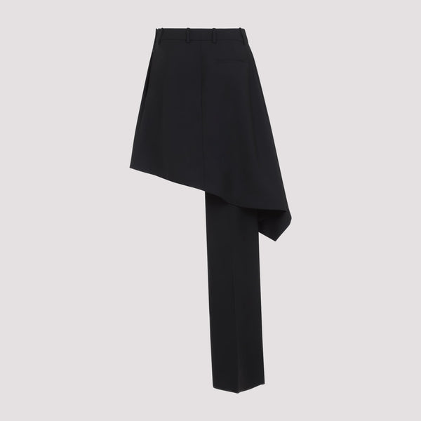 Bottega Veneta Skirts? Bottega Veneta Asymmetric Panta Skirt Women Elegant Designer Casual Skirt