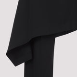Close-up of Bottega Veneta skirts hardware and fine stitching