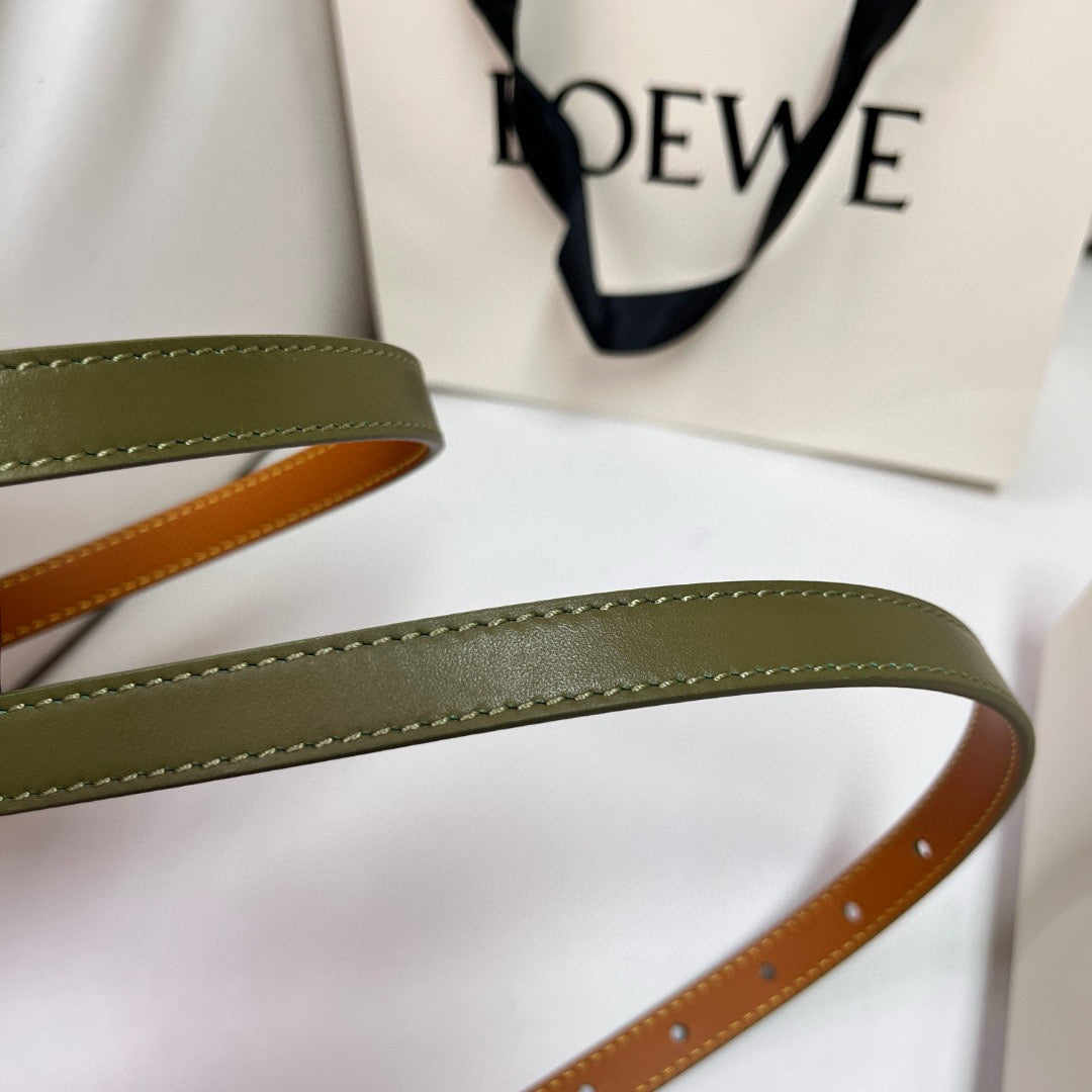 Belts- Loew Belt 1.5 Cm Premium Leather Designer Belt