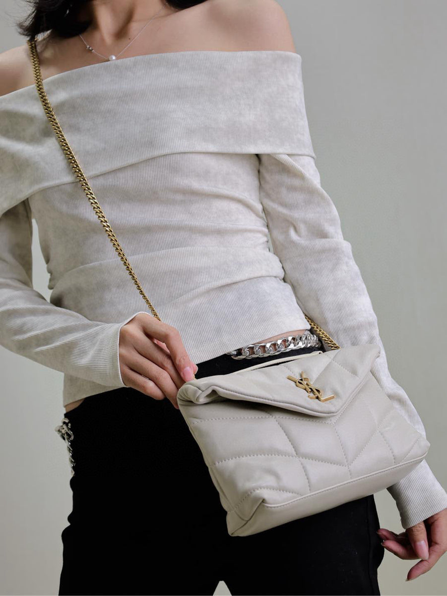 Saint Laurent Bags- Saint Laurent Toy Loulou Puffer Bag Luxury Designer Leather Handbag