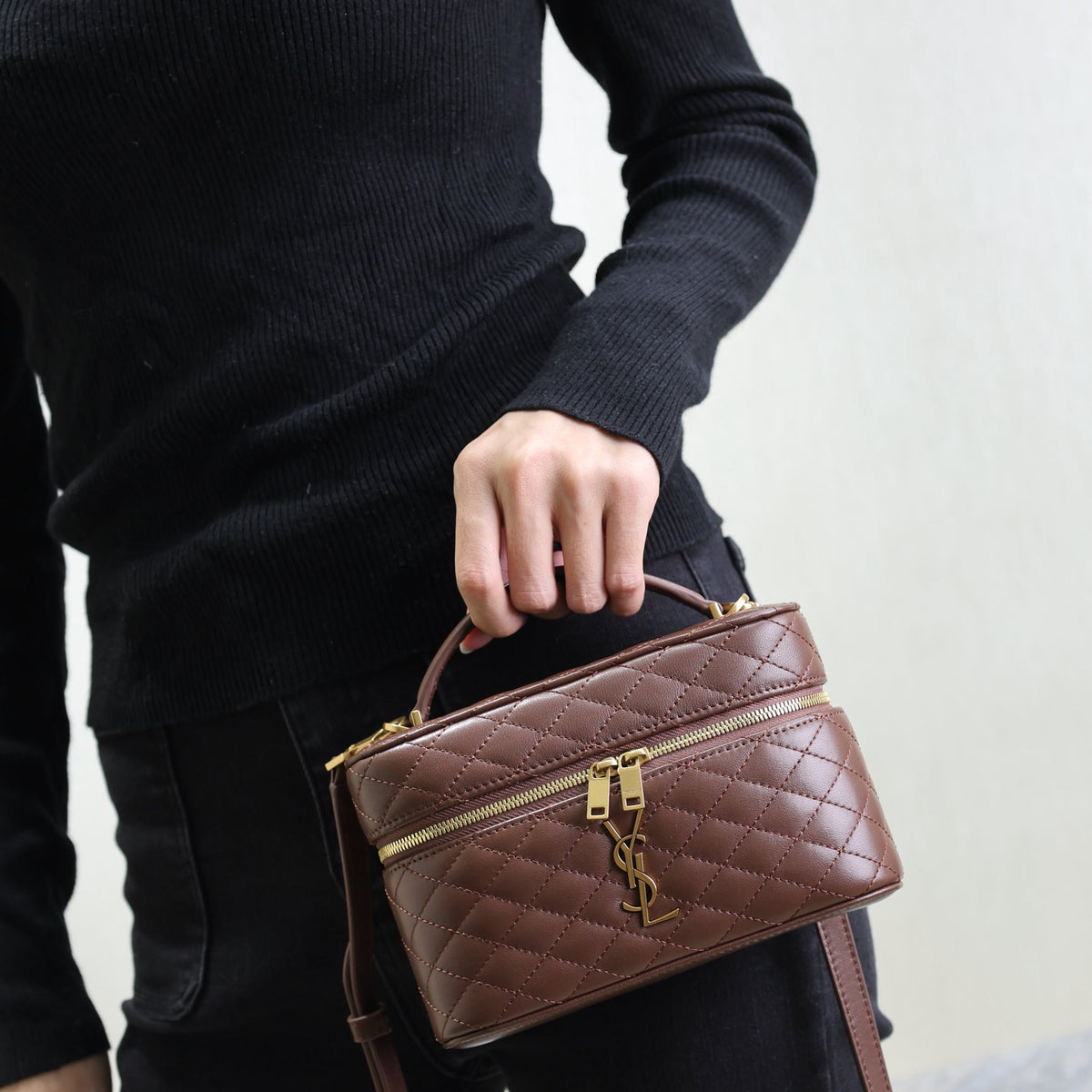 Saint Laurent Bags- Saint Laurent Gaby Vanity Bag Elegant Everyday Designer Handbag
