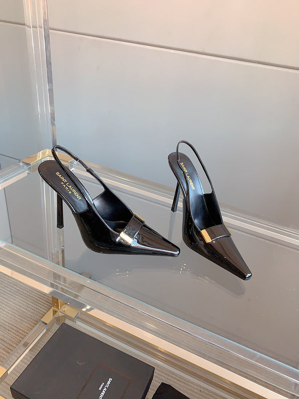 Saint Laurent shoes front view designer style