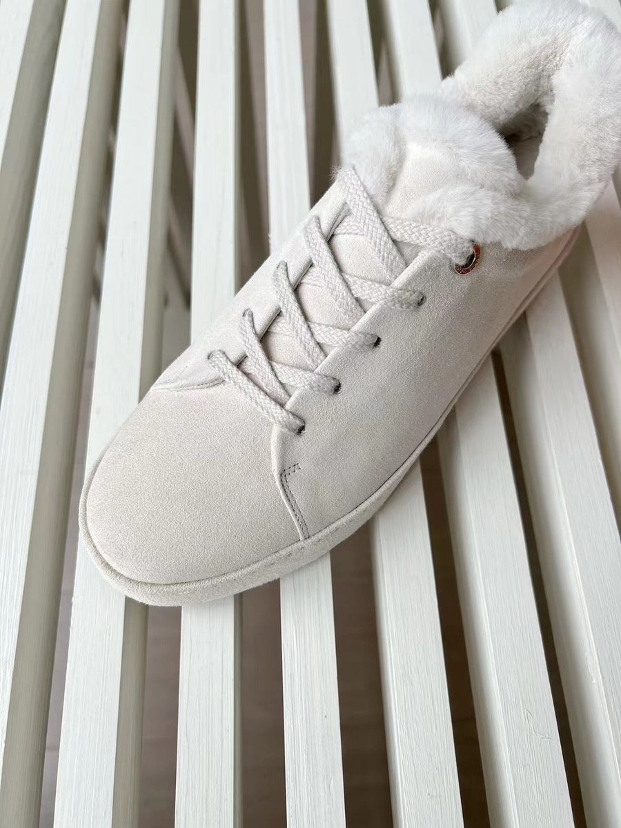 Shoes- Loro P Fur Nuages Sneakers Comfortable Everyday Designer Shoes