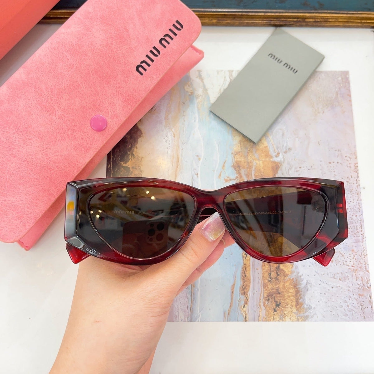 Sunglasses- Miu M Sunglasses Luxury Designer UV Sunglasses