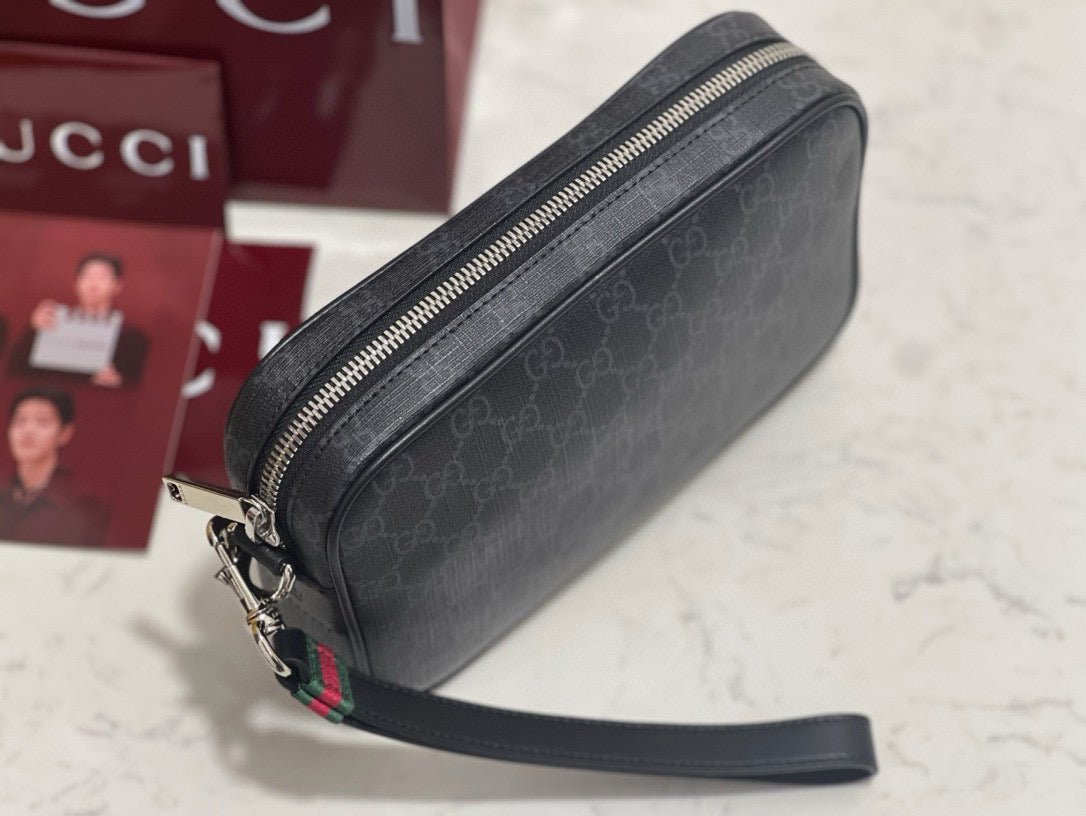 Gucci Pouch detail shot – designer craftsmanship and quality