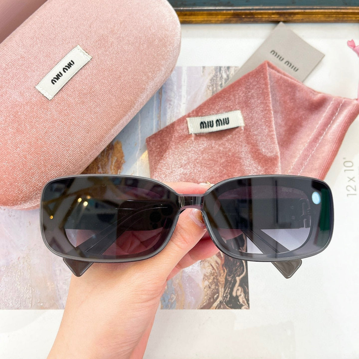 Sunglasses- Miu M Sunglasses Luxury Designer UV Sunglasses