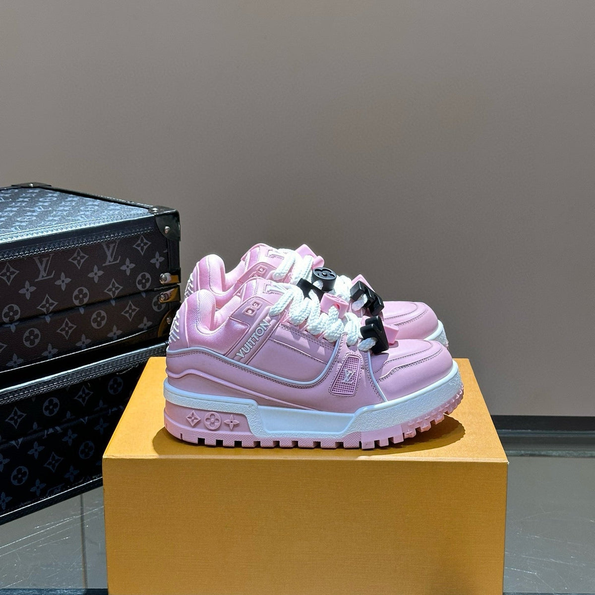 Louis Vuitton Shoes- Louis Vuitton Lou Trainers Comfortable Everyday Designer Shoes