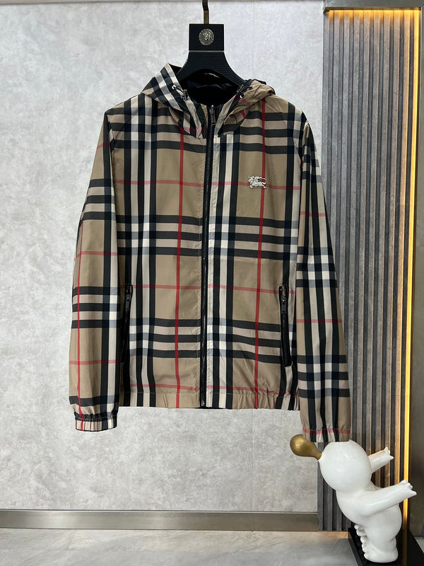 Close-up of Burberry designer clothing craftsmanship