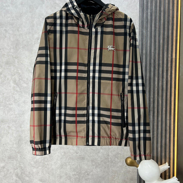 Close-up of Burberry designer clothing craftsmanship