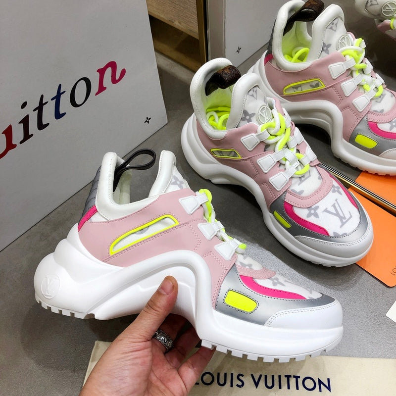 Louis Vuitton shoes Style 298 - front view, refined designer finish