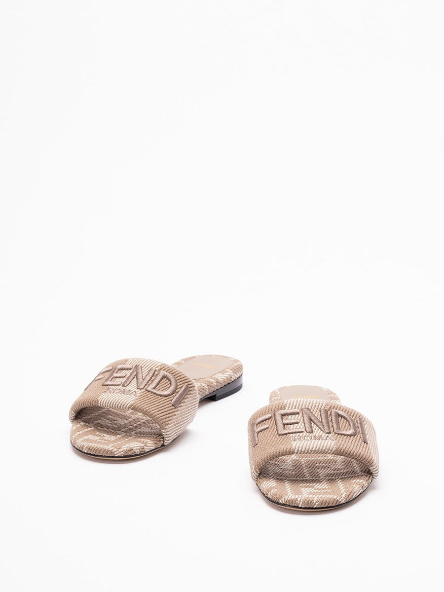 Fendi premium sandals detail and craftsmanship close-up