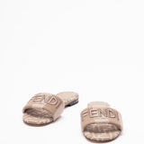 Fendi premium sandals detail and craftsmanship close-up