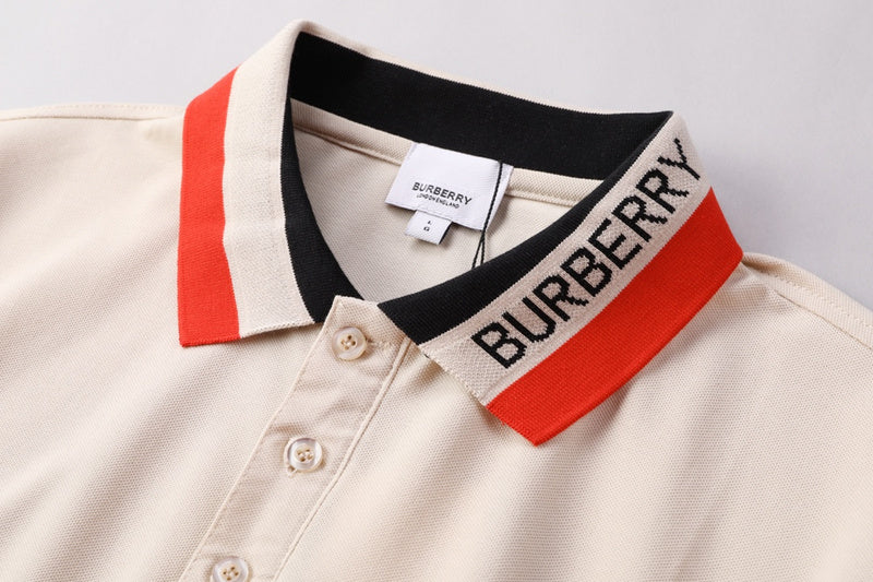 Close-up of Burberry t-shirt craftsmanship