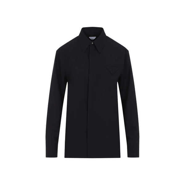 Bottega Veneta Tops? Bottega Veneta Fine Wool Shirt Women Elegant Everyday Designer Top