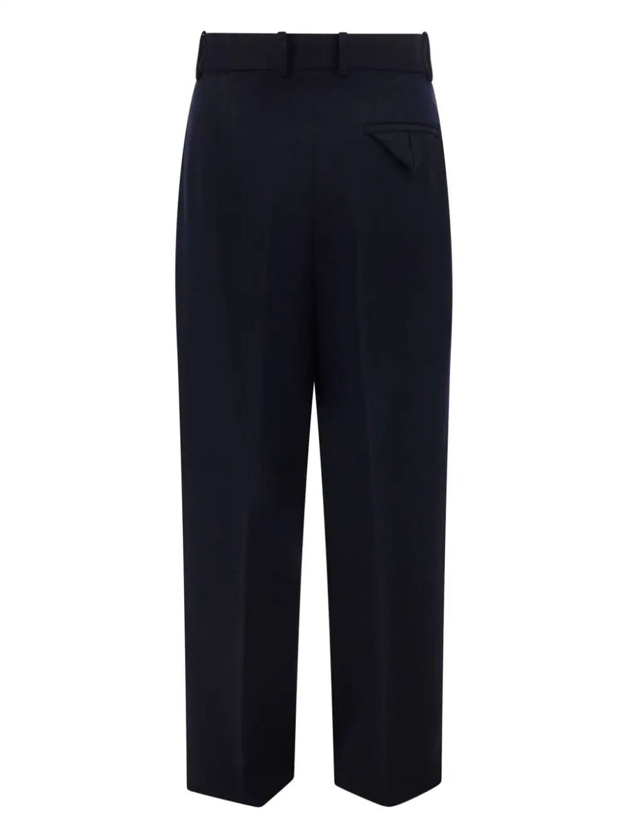Bottega Veneta premium pants detail and craftsmanship close-up