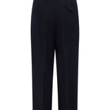 Bottega Veneta premium pants detail and craftsmanship close-up