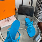 Hermès White Chelsea Boots - Heel Detail View