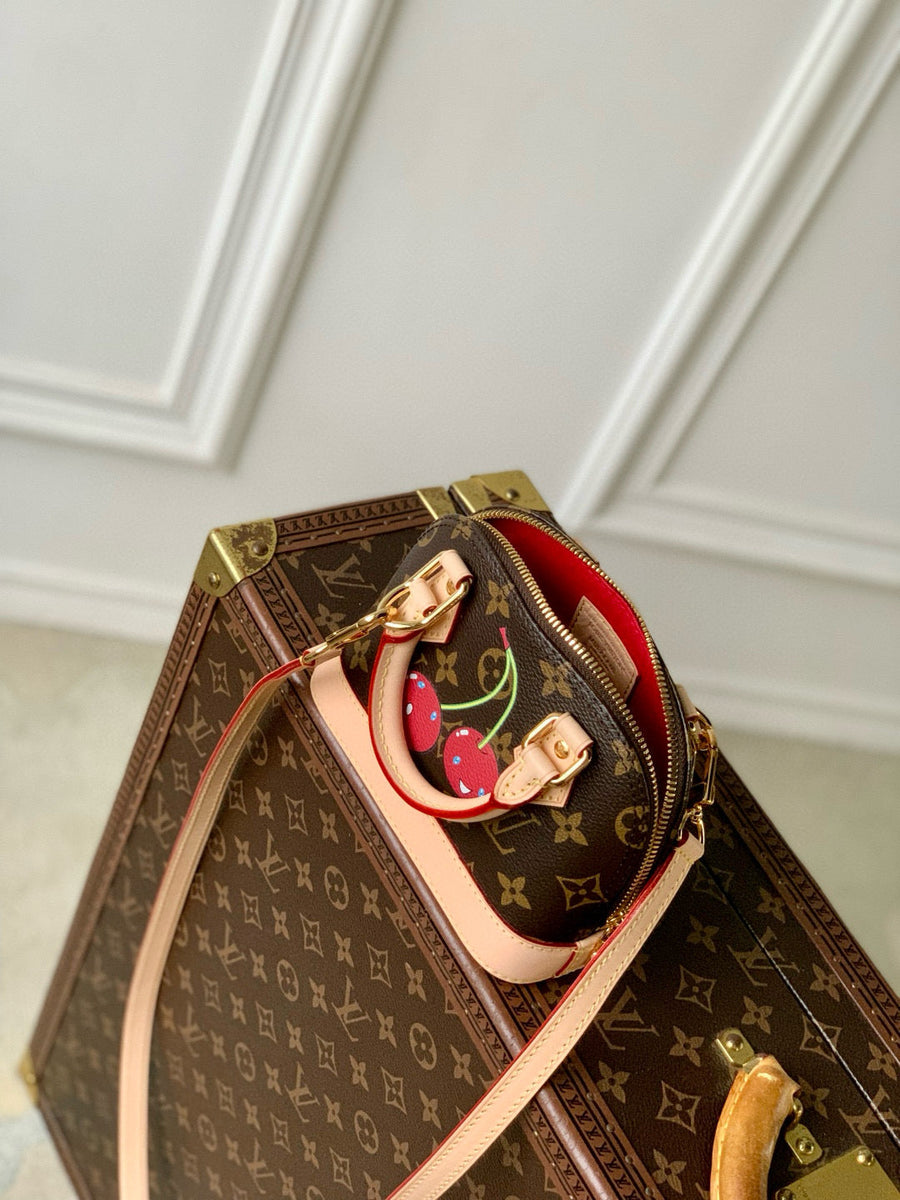 Louis Vuitton Bags- Louis Vuitton Lou x Murakami Nano Alma Bag Elegant Everyday Designer Handbag