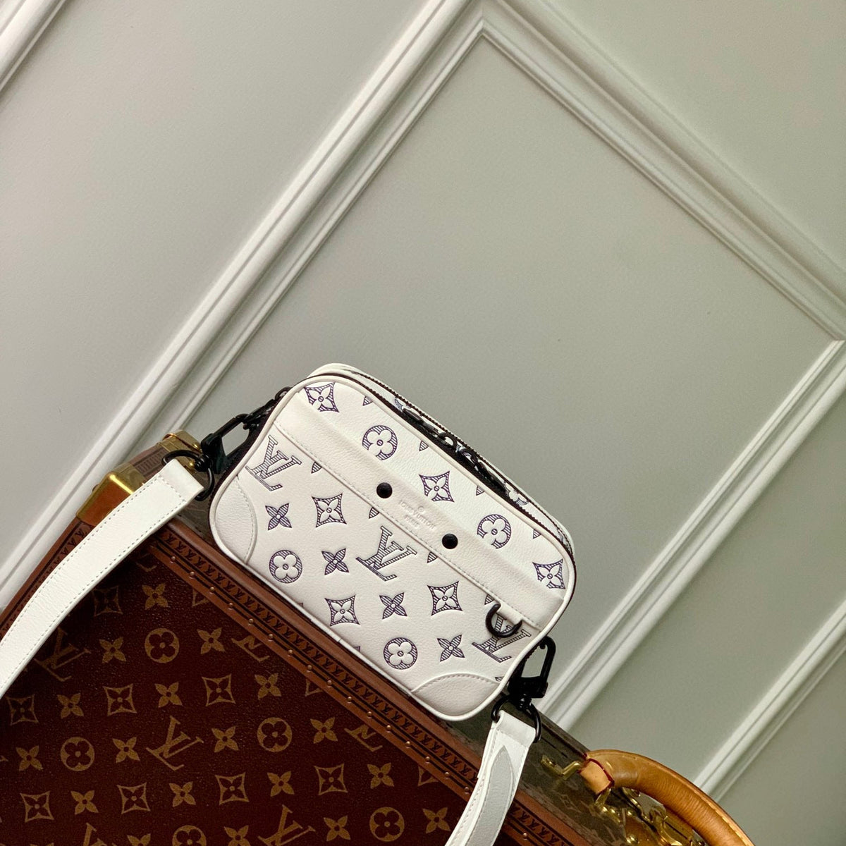 Louis Vuitton Wallets- Louis Vuitton Lou Alpha Wearable Wallet Premium Leather Designer Wallet