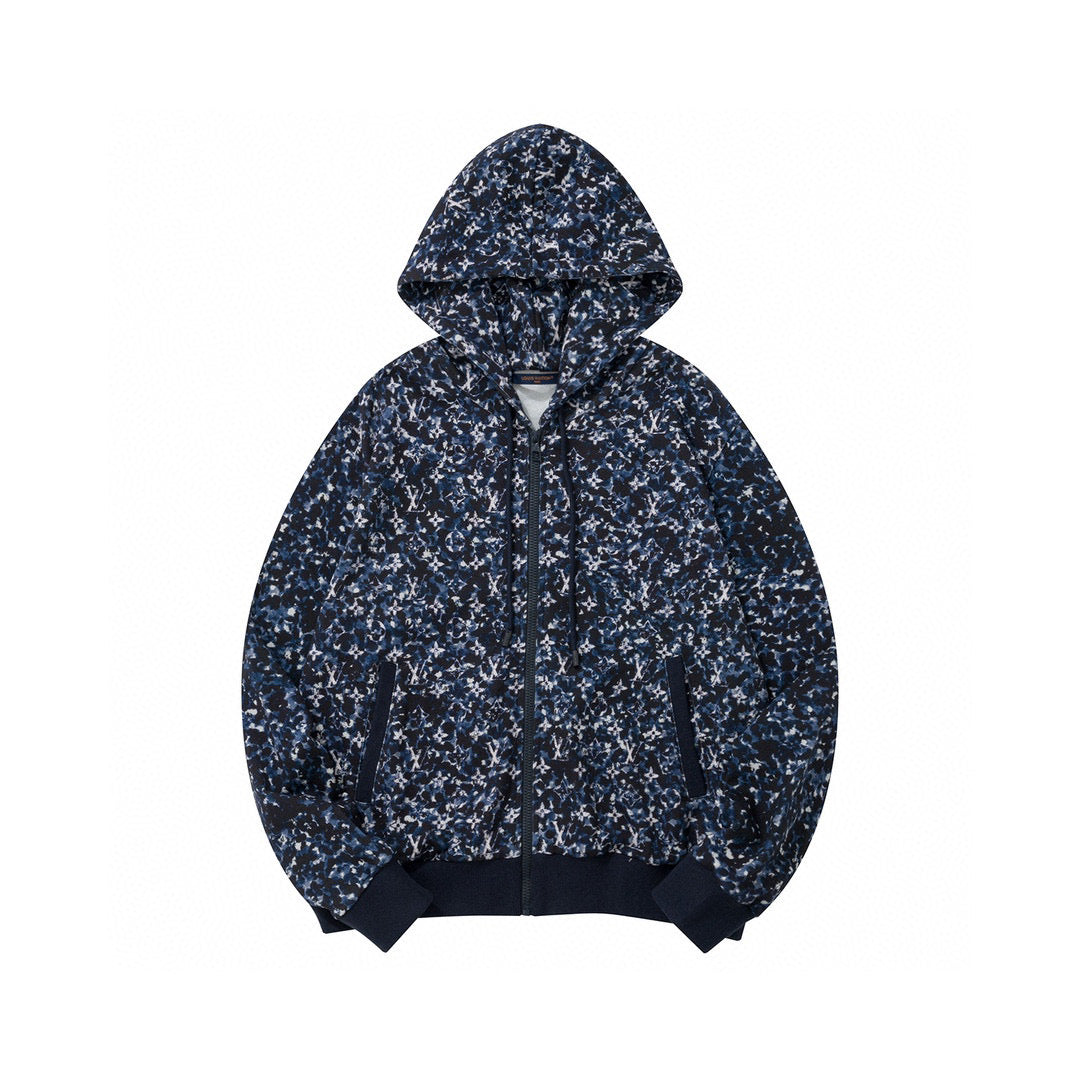 Louis Vuitton Hoodies- Louis Vuitton Lou Zip Hoodie Comfortable Luxury Streetwear Hoodie